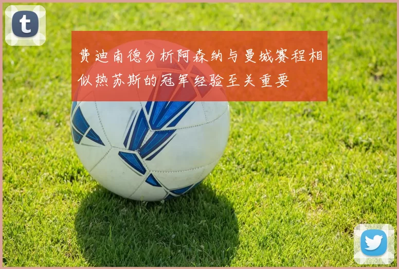 费迪南德分析阿森纳与曼城赛程相似热苏斯的冠军经验至关重要